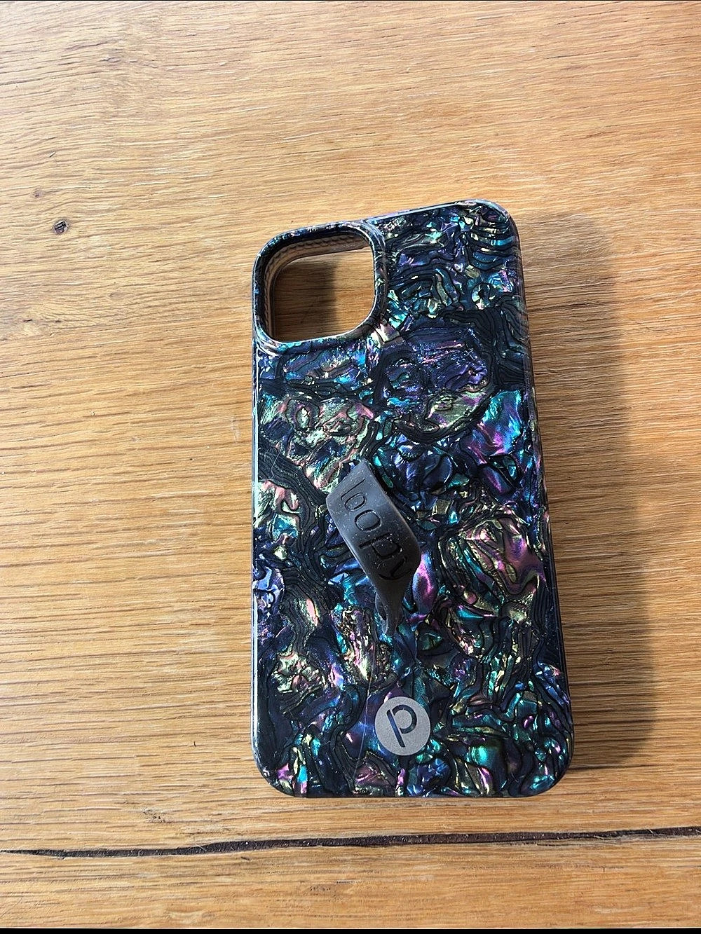 Loopy Iridescent iPhone 15 Case with Loop
